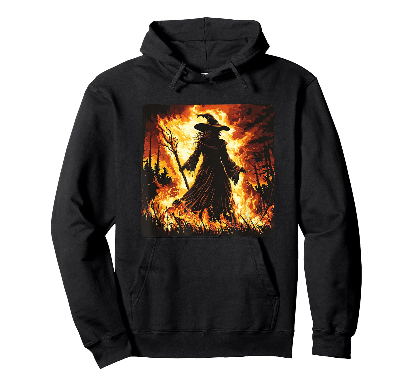 Mystical Fires and a Witch’s Magic on Walpurgis Night T-Shirt