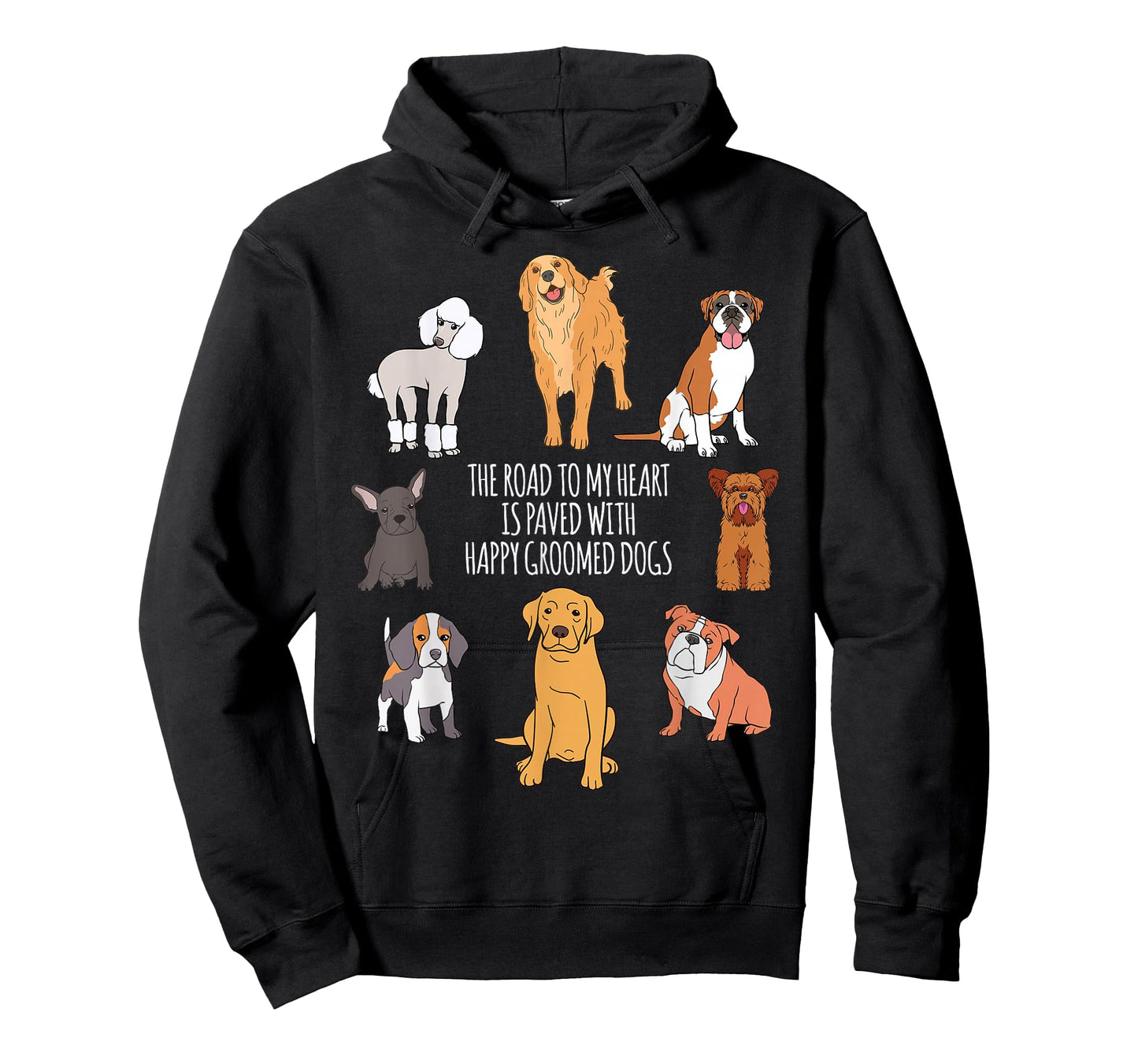 Fun Cute Dog Grooming Groomer T-Shirt Small