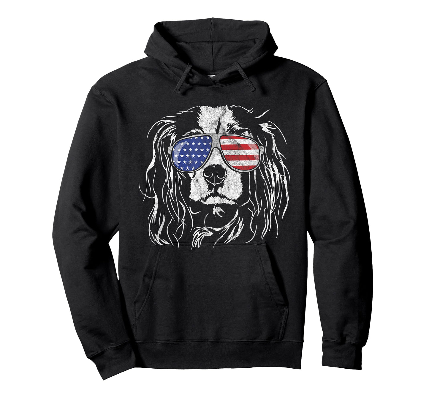 Funny Proud Cavalier King Charles Spaniel Patriotic Dog tee T-Shirt