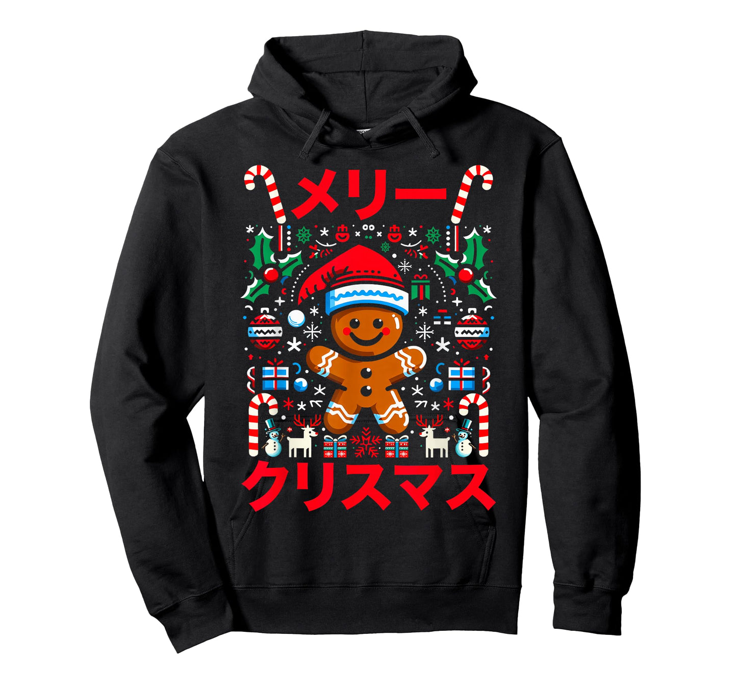 Gingerman Christmas Anime Kawaii Meri Kurisumasu Japanese T-Shirt