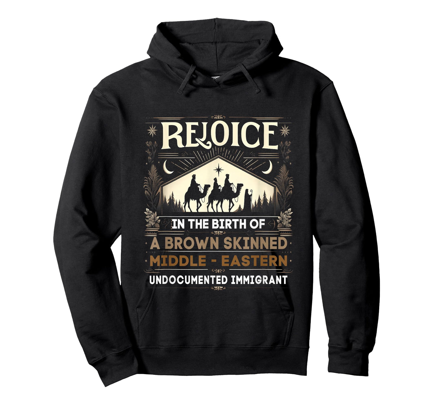 Rejoice In The Birth Of Brown Skinned Middle Eastern Christ T-Shirt
