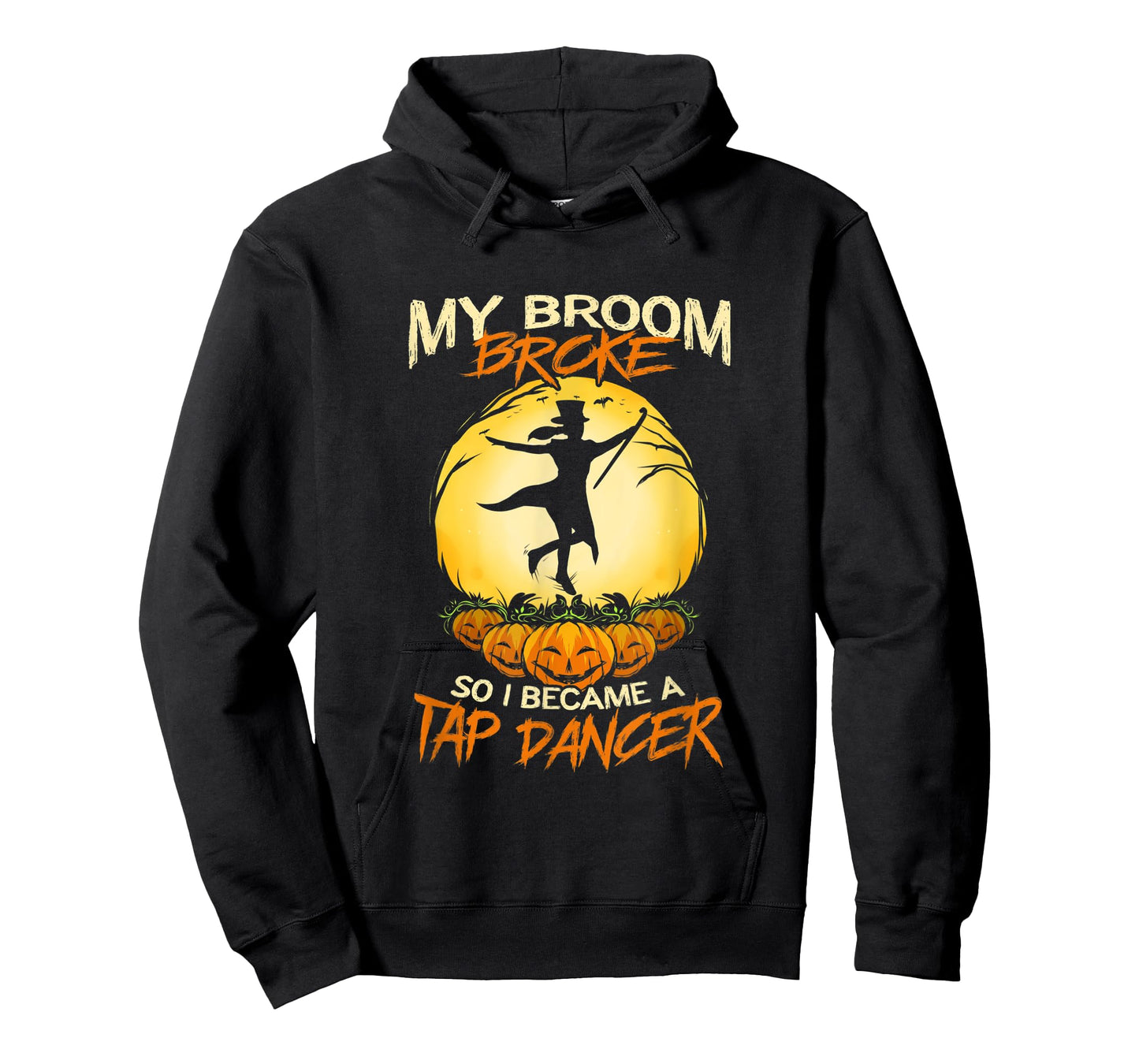 Tap Dancing My Broom Broke Step Dancer Halloween T-Shirt