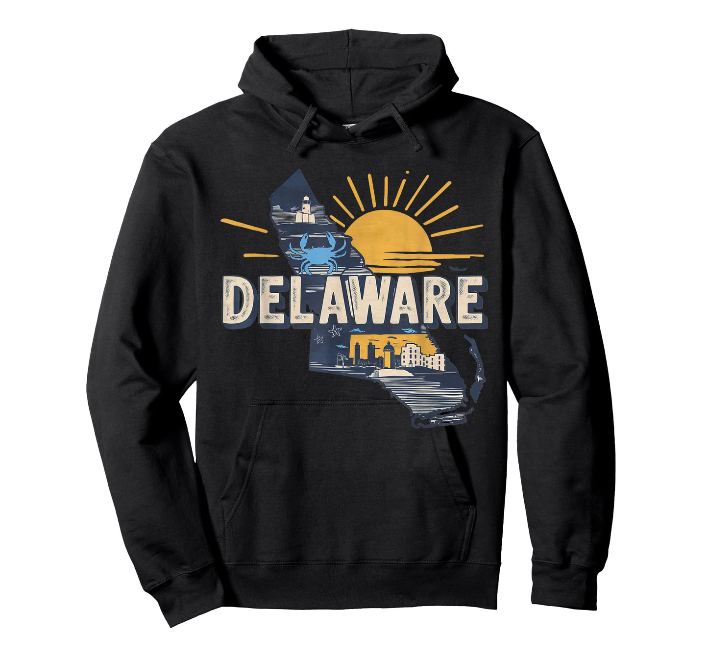 Delaware State of Delaware Retro Delaware T-Shirt