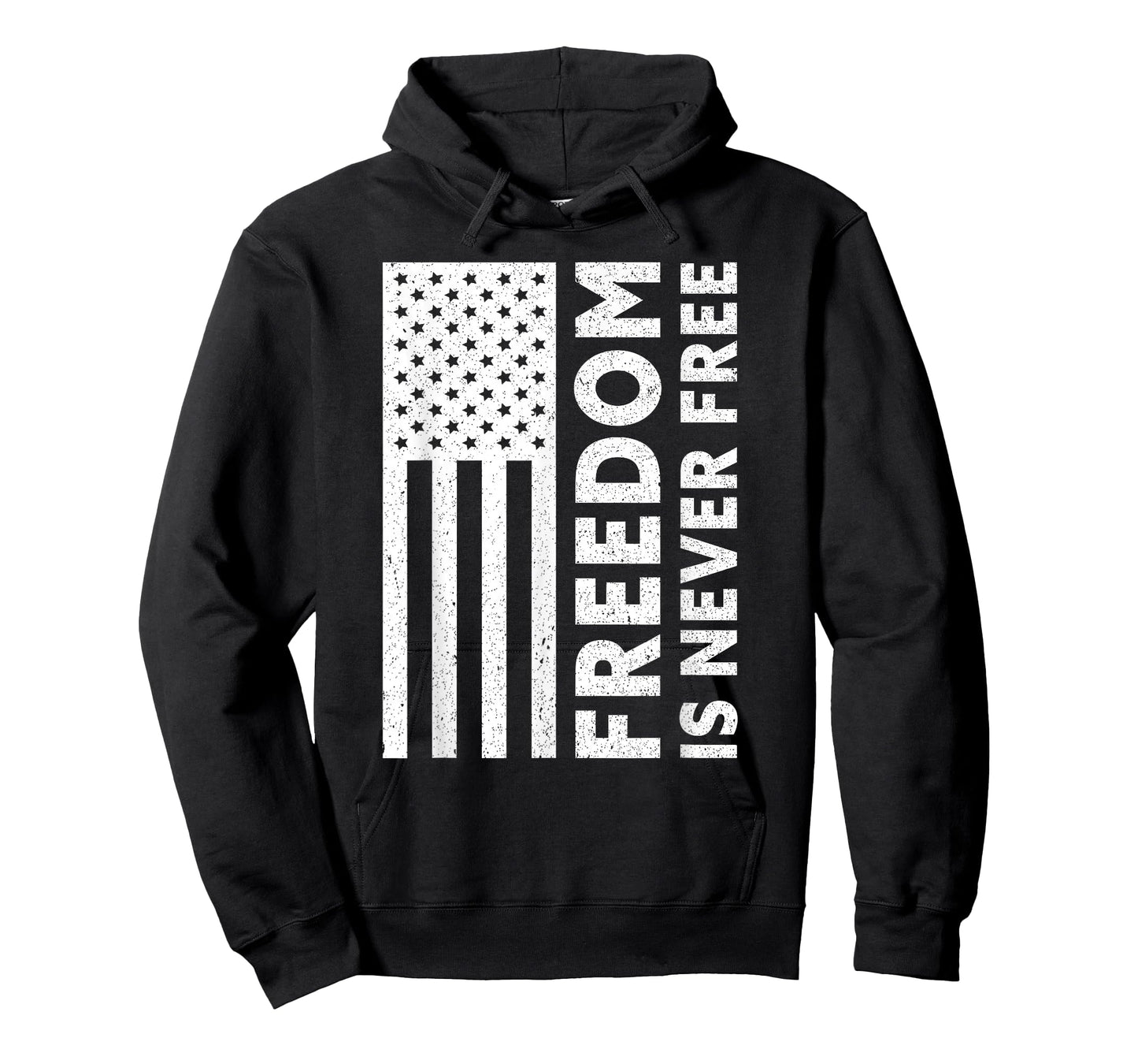 Freedom Is Never Free | USA Flag Proud American Veteran T-Shirt