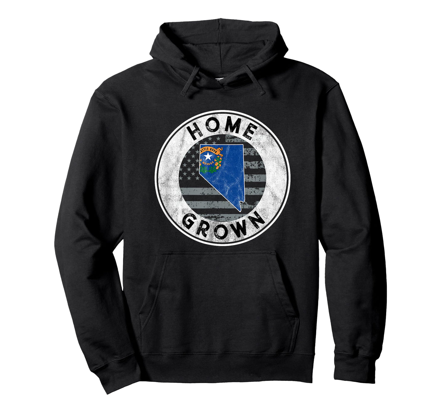 Nevada Native Home Grown Quote State American Flag Pride NV T-Shirt