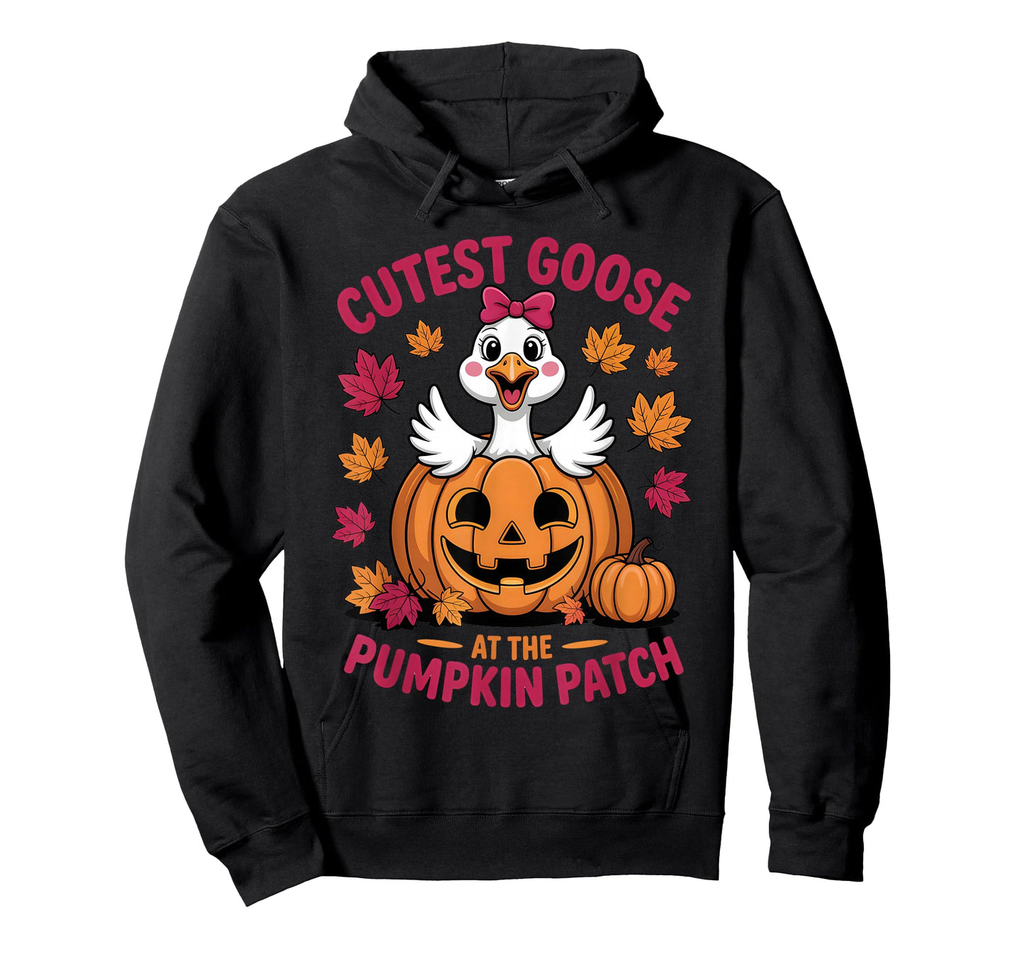 Cutest Goose at The Pumpkin Patch Funny Fall Thanksgiving T-Shirt