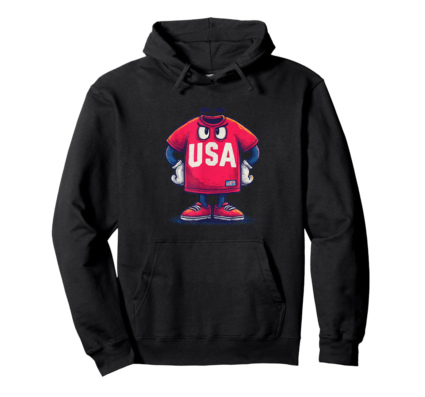 Funny Simple Red USA Apparel T-Shirt