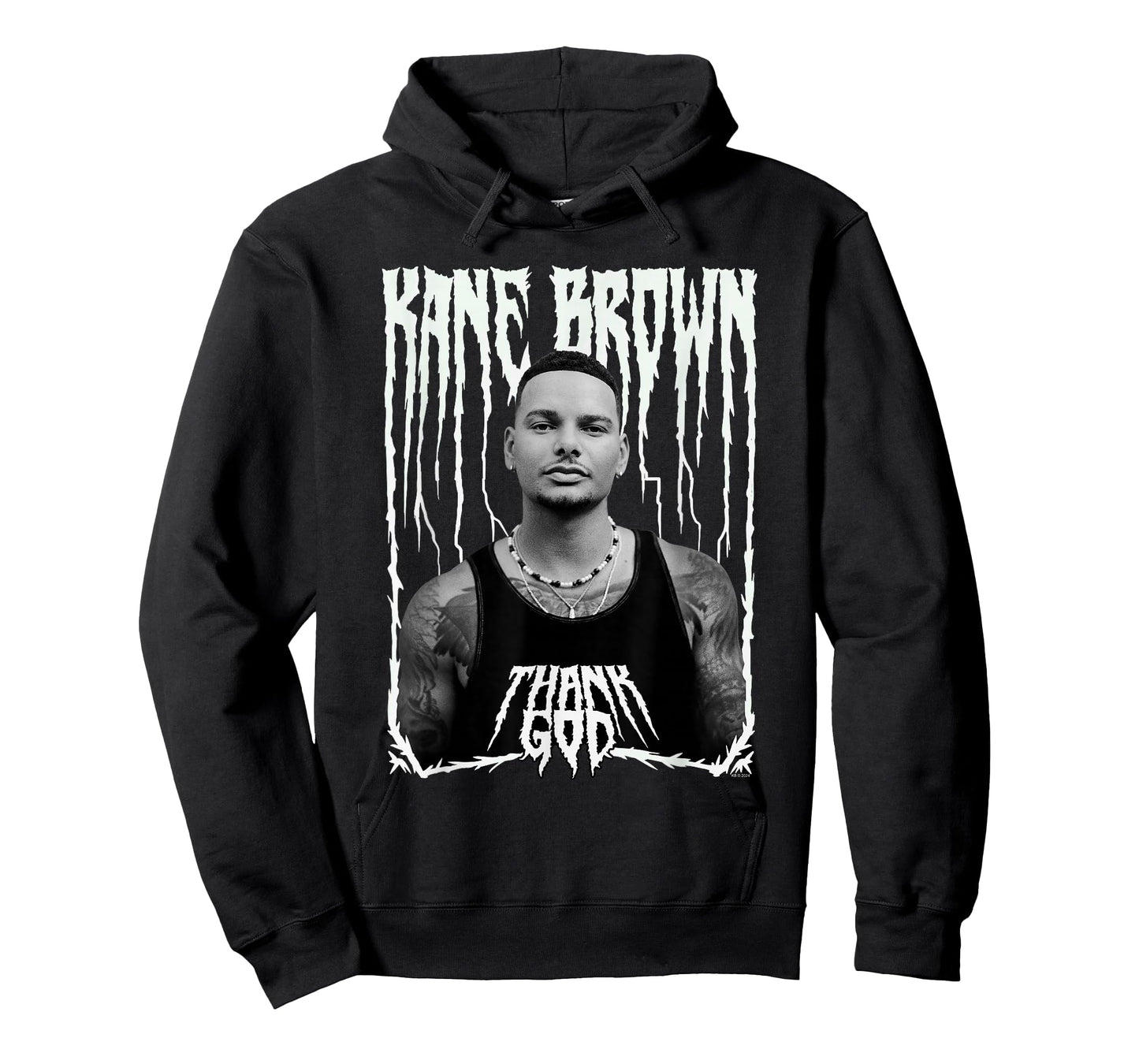 Kane Brown Thank God Metal Logo Country Music T-Shirt