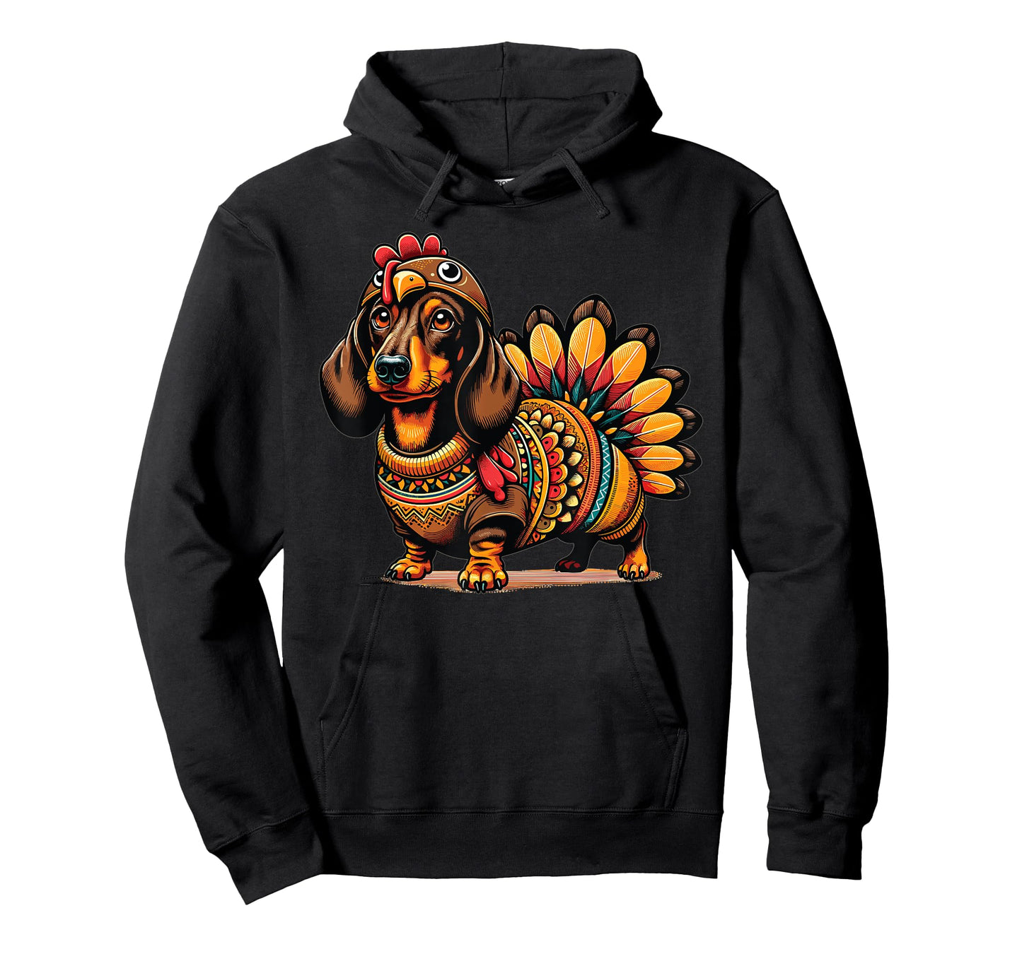 Doxie Dachshund Dog Turkey Costume Women Men Kids Toddler T-Shirt
