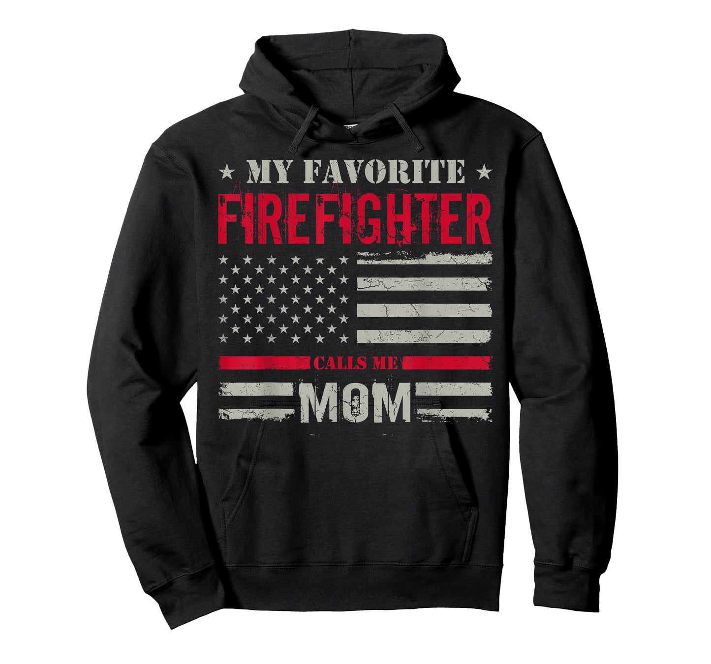 Firefighter Calls Me Mom Fire Truck Firemen Fire Rescuer T-Shirt