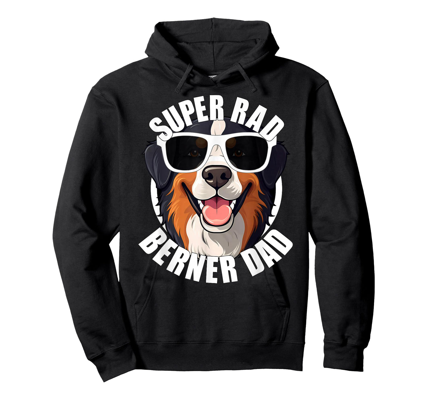 Bernese Mountain Dog Berner Dad Funny Super Rad Puppy Dog T-Shirt
