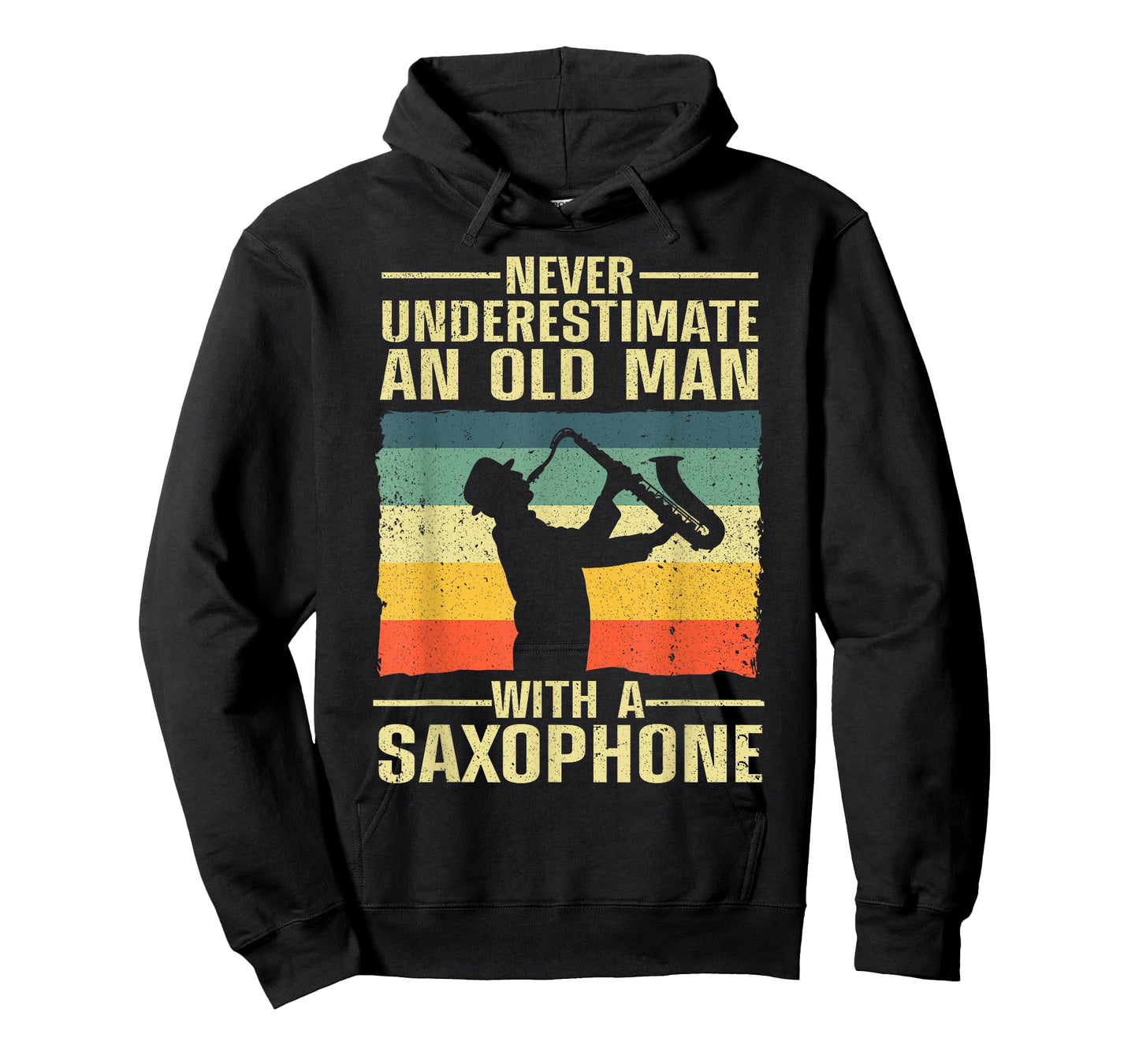 Funny Saxophone Design for Men Dad Orchestra Saxophone Lover T-Shirt