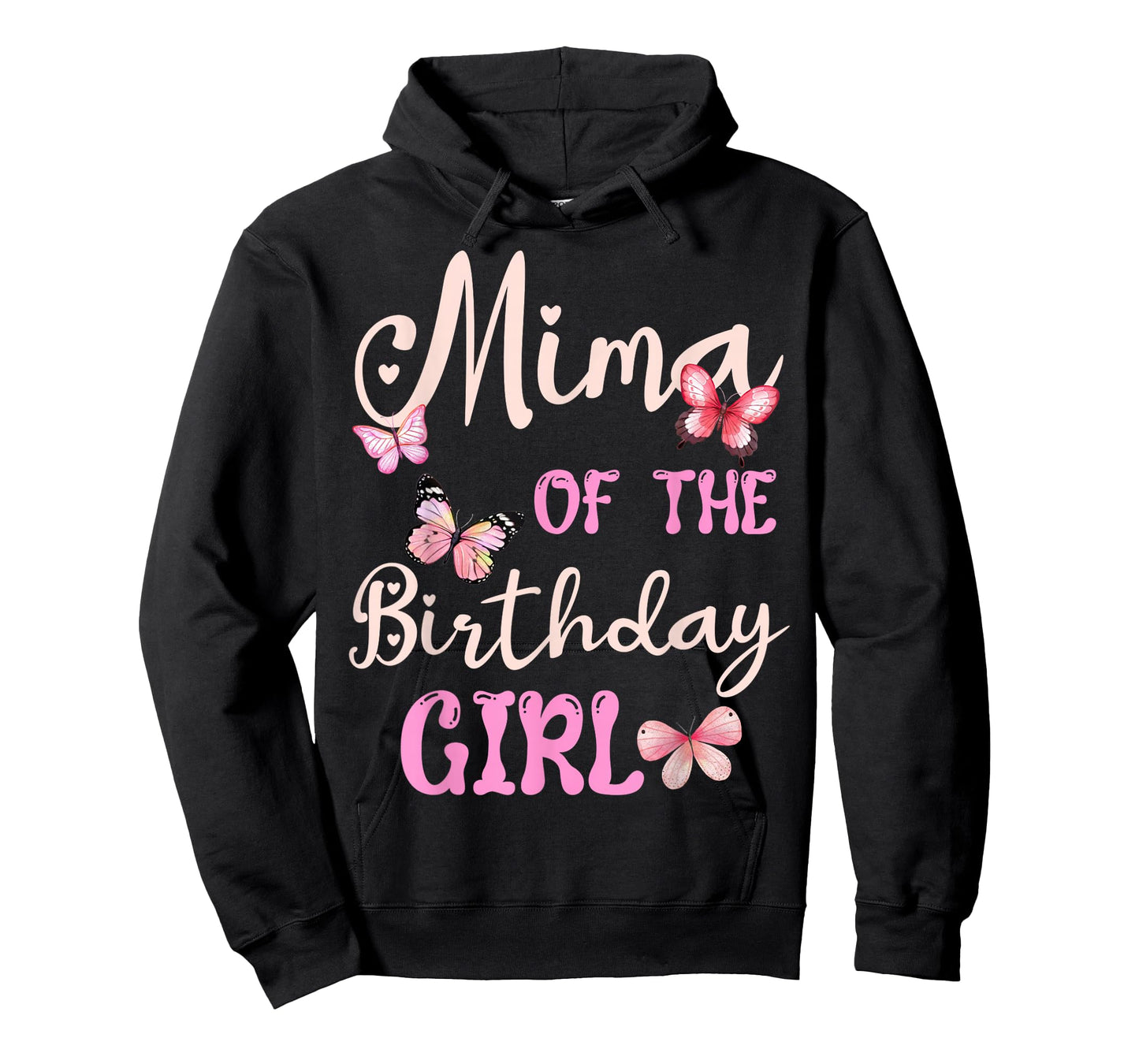 Mima of The Birthday Girl Butterfly Garden Party Family T-Shirt