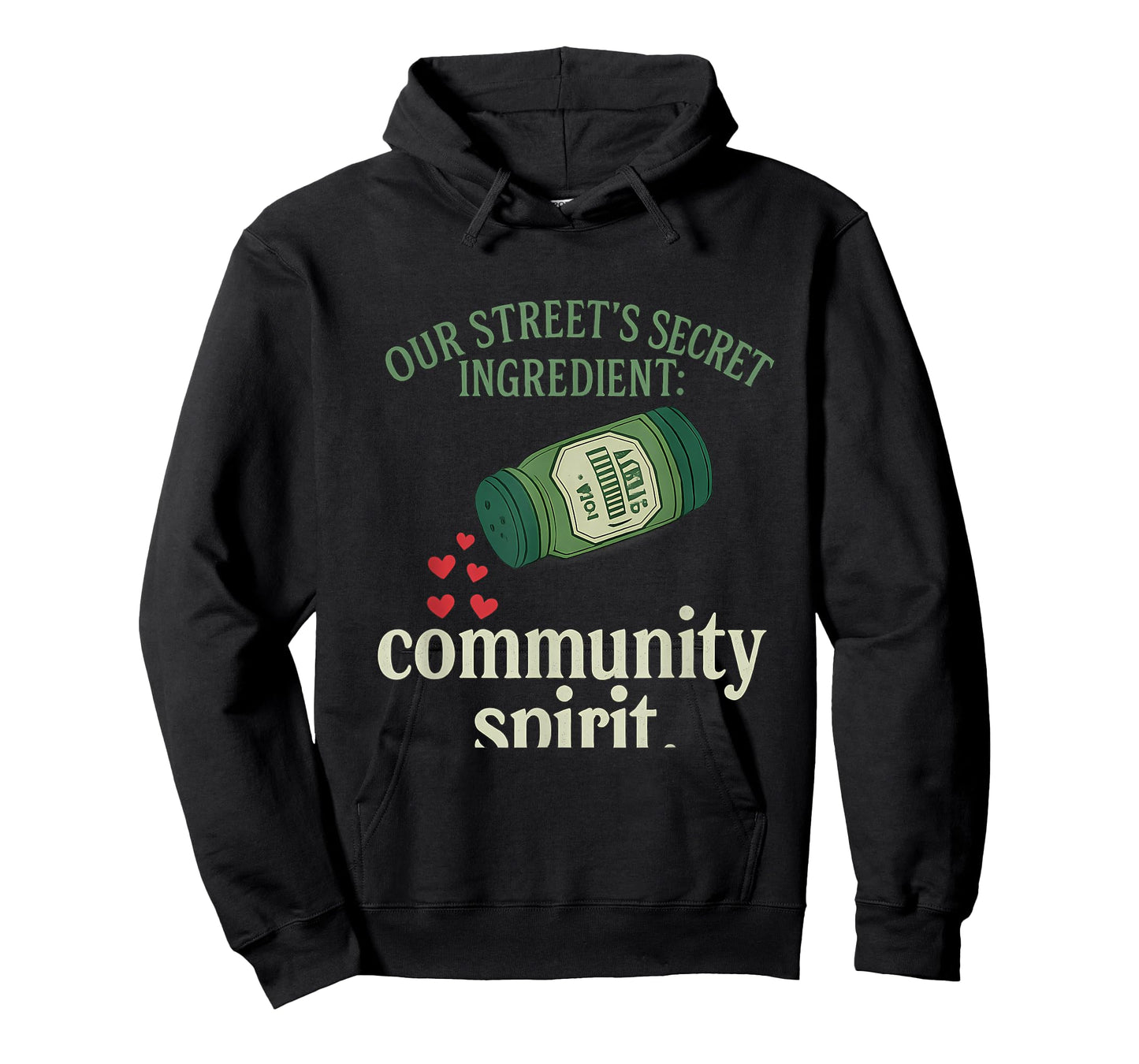 Community Pride Spice Jar Hearts Design T-Shirt