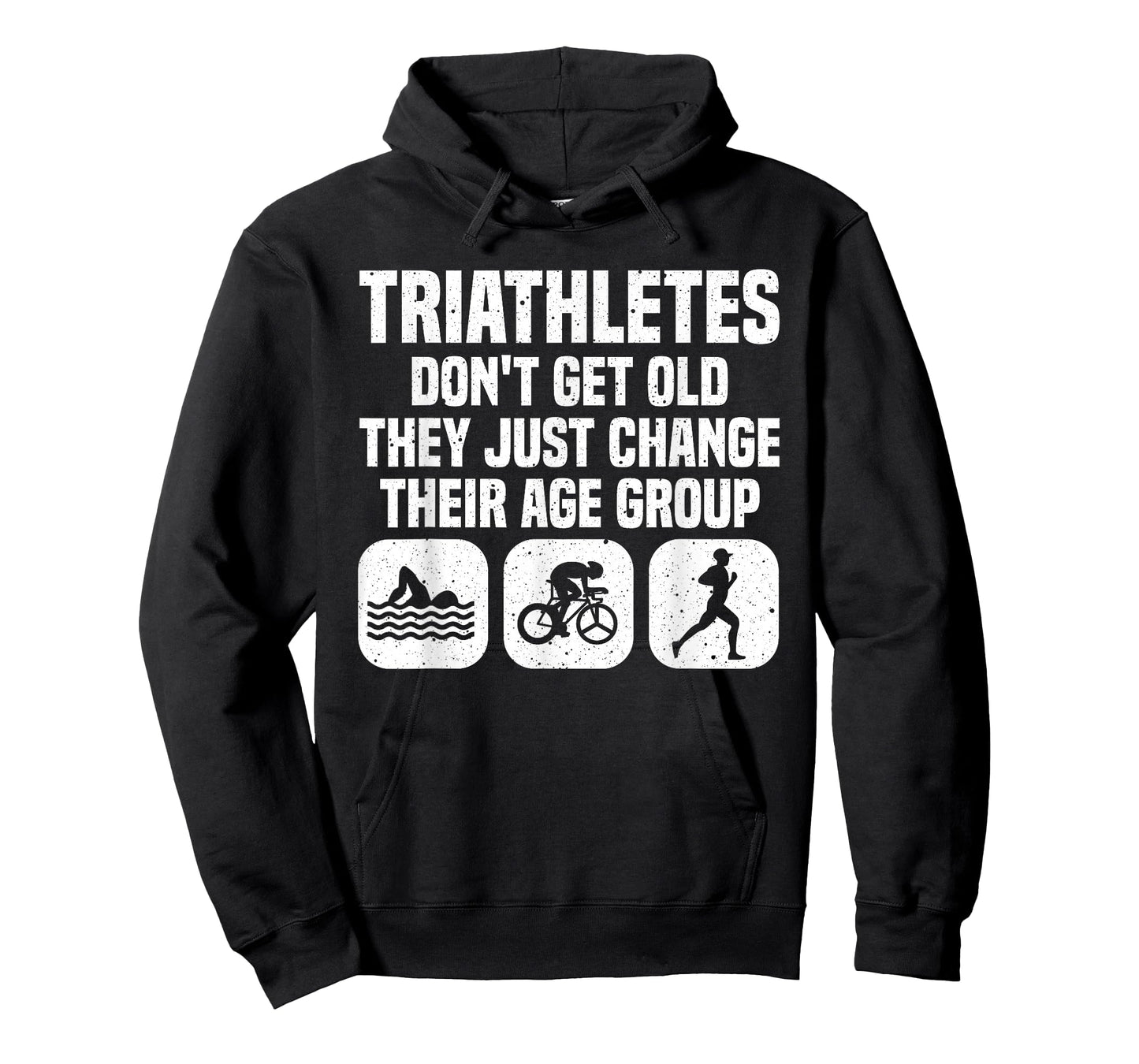 Funny Triathlon Design Men Women Triathletes Swim Bike Run T-Shirt