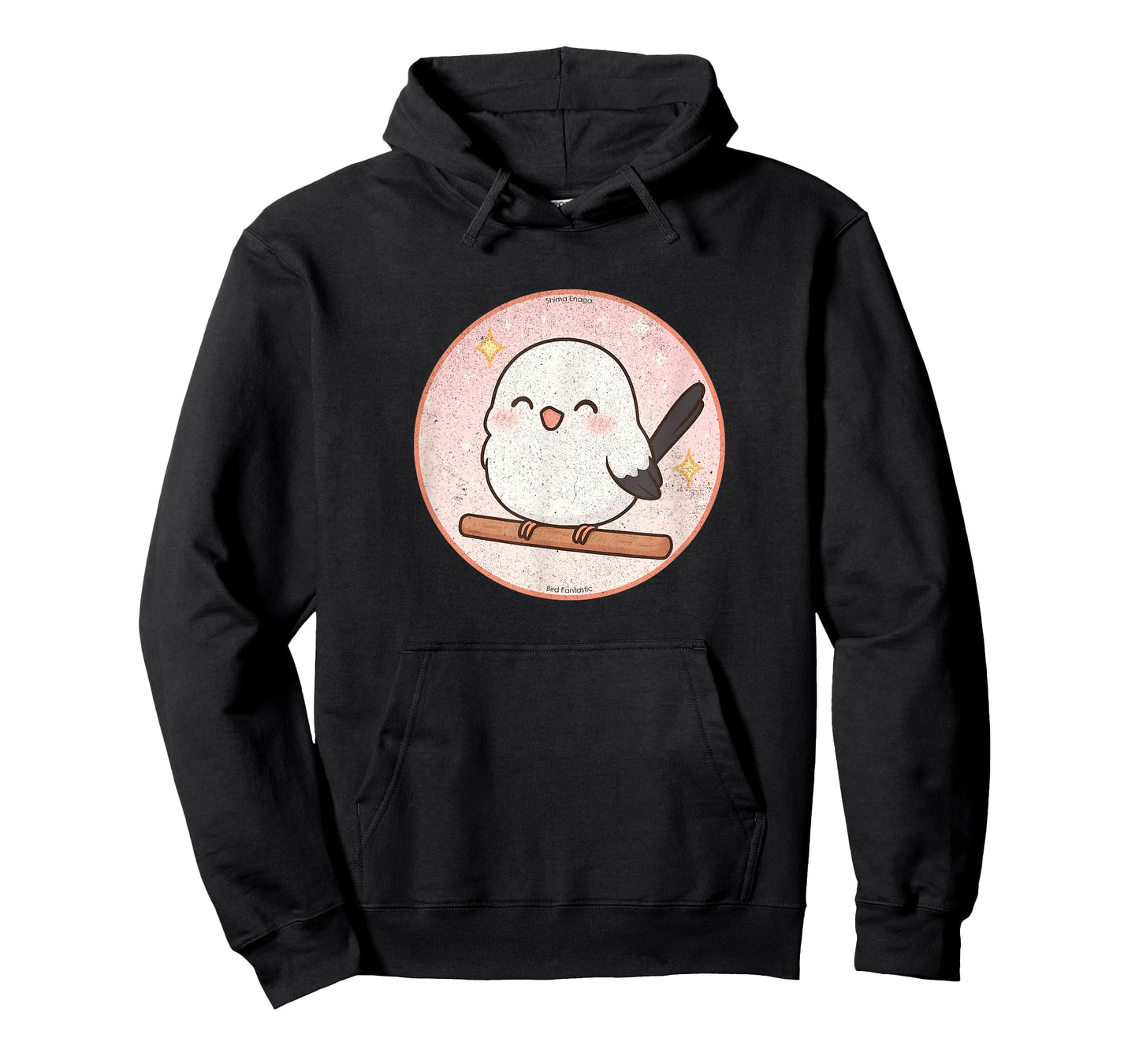 Super Cute Shima Enaga “Japanese Snow Fairy Bird” Design T-Shirt