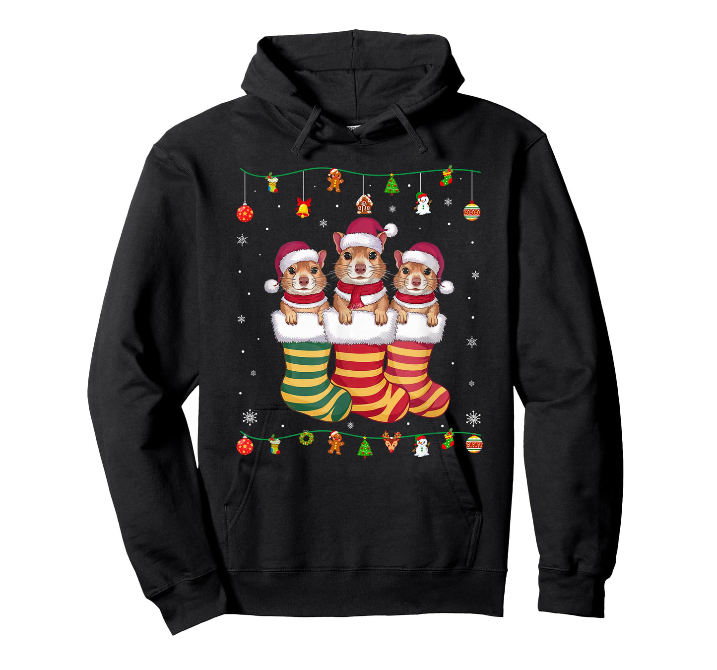 Prairie Dog in Christmas Men Women Kids Xmas Pajama T-Shirt