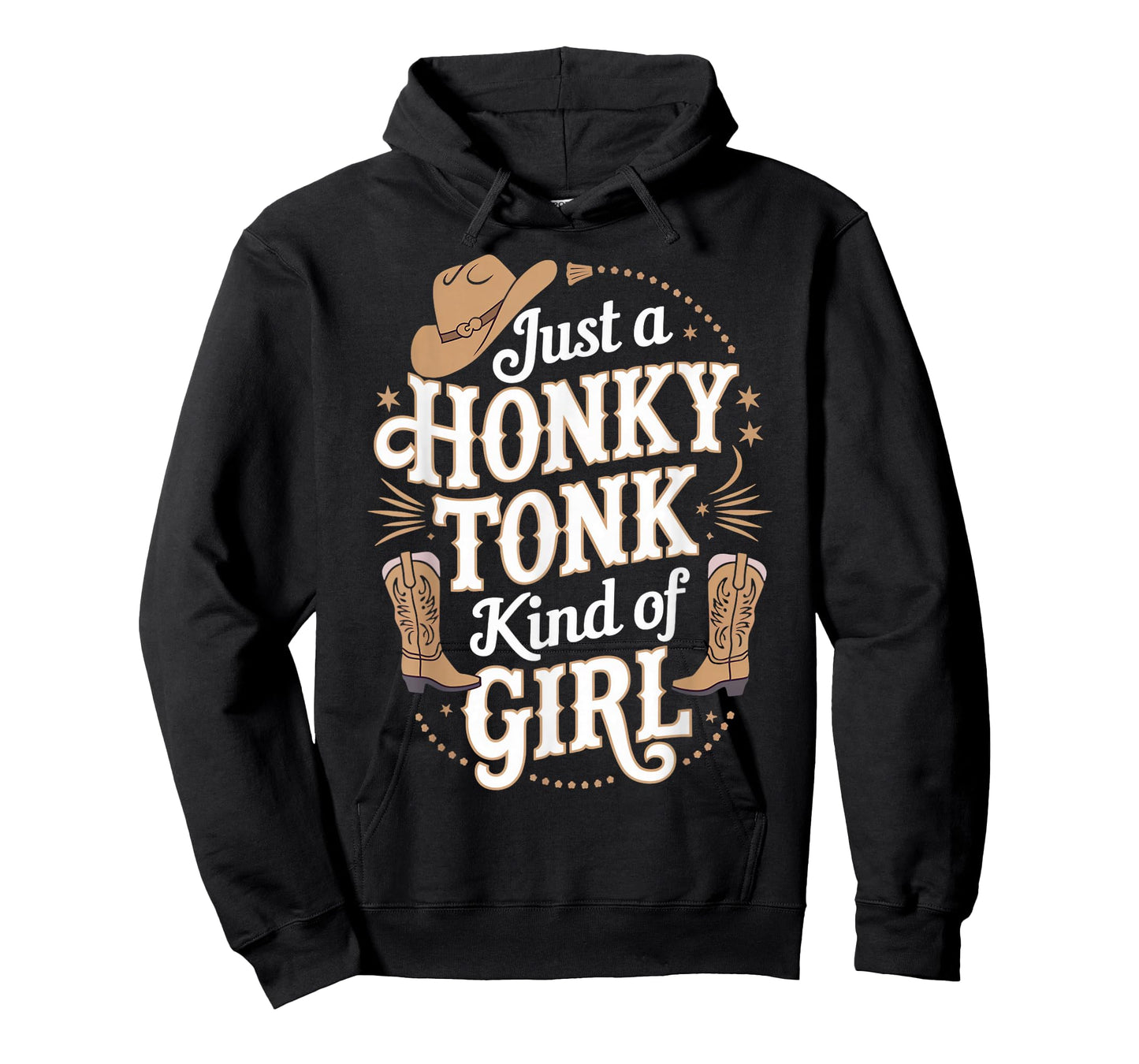 Honky Tonk Kind Of Girl Western Farm Musician Honky Tonk T-Shirt