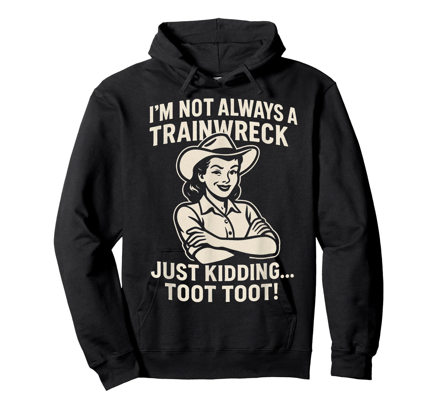 Train Station Women Sarcastic Im Not Always A Train Wreck T-Shirt