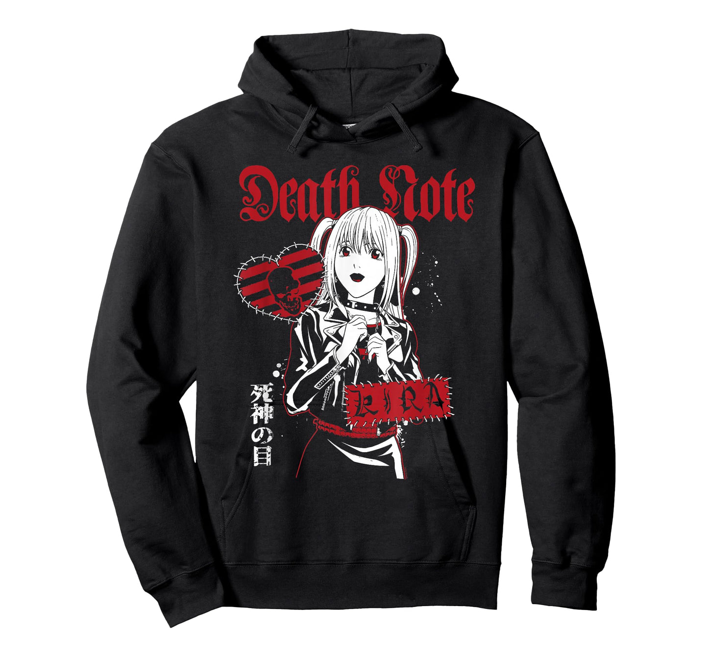 Death Note Misa Punk Patches Collage Anime T-Shirt