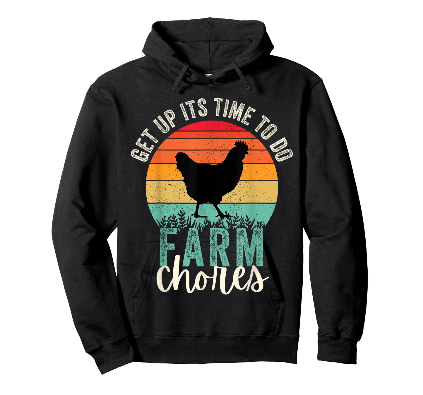 Get up its time to do Farm chores,Funny Farmer Farming Lover T-Shirt