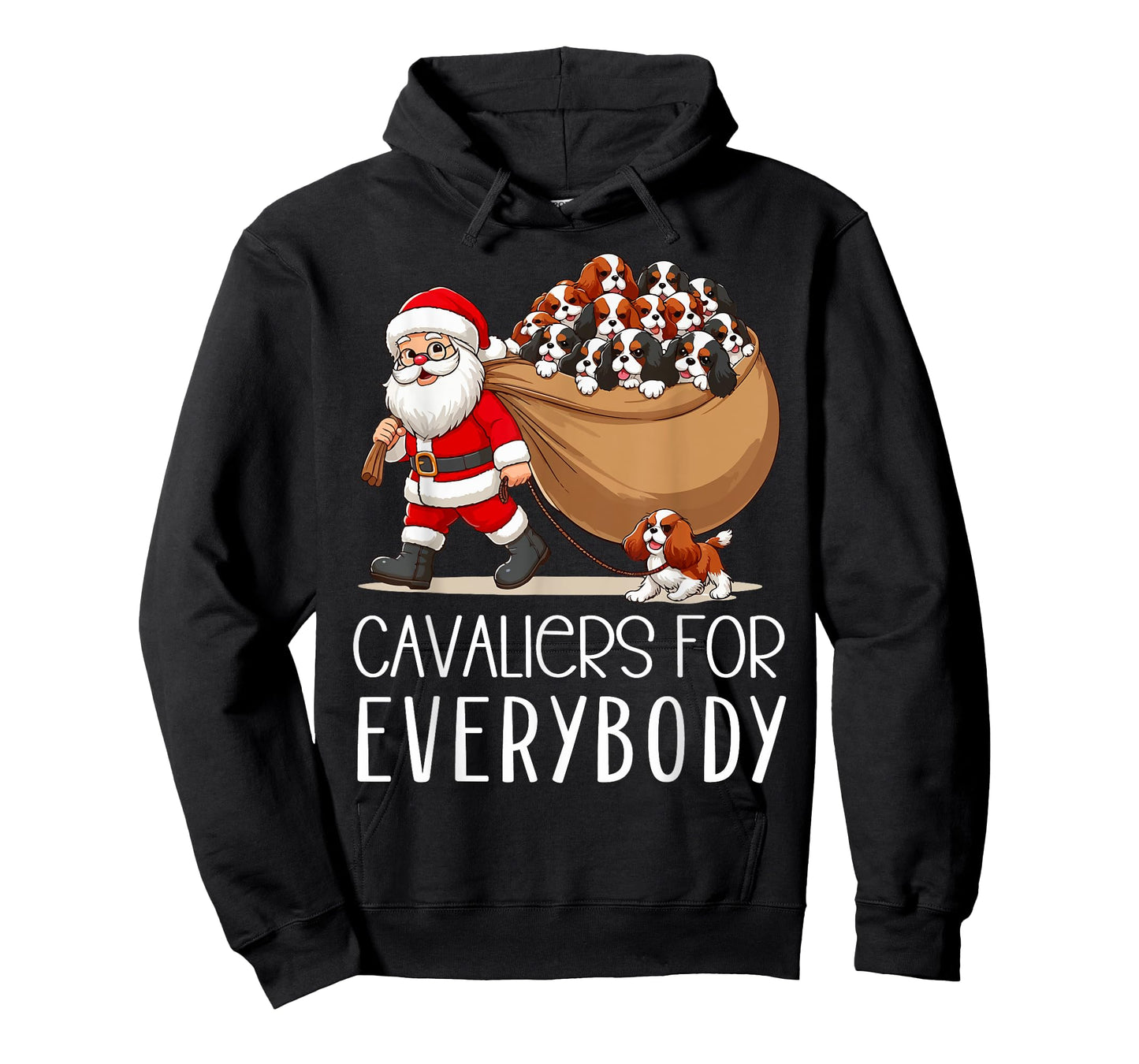 Cavalier King Charles Spaniel Christmas Funny Cavalier Dog T-Shirt for Men Women Kids