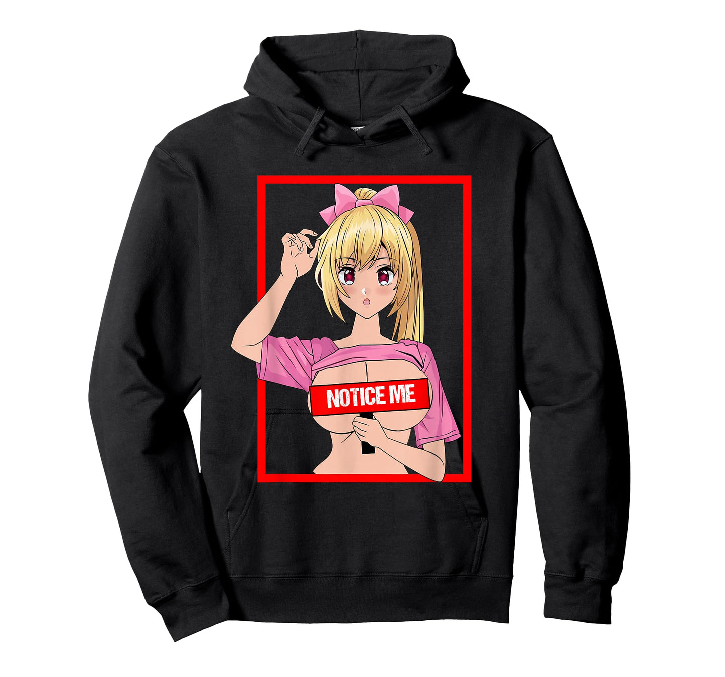 Sexy Big Breasts Cartoon Girl me Noticed Japan Anime T-Shirt