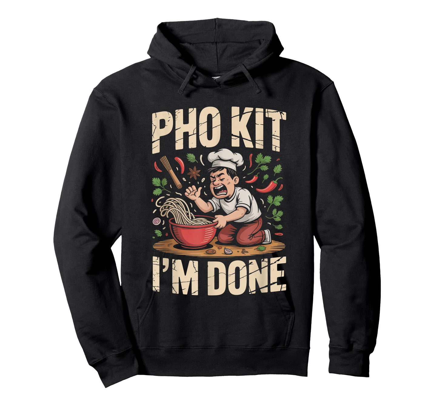 Pho Kit Soup Funny Pho Kit Vegan Pho Lover T-Shirt