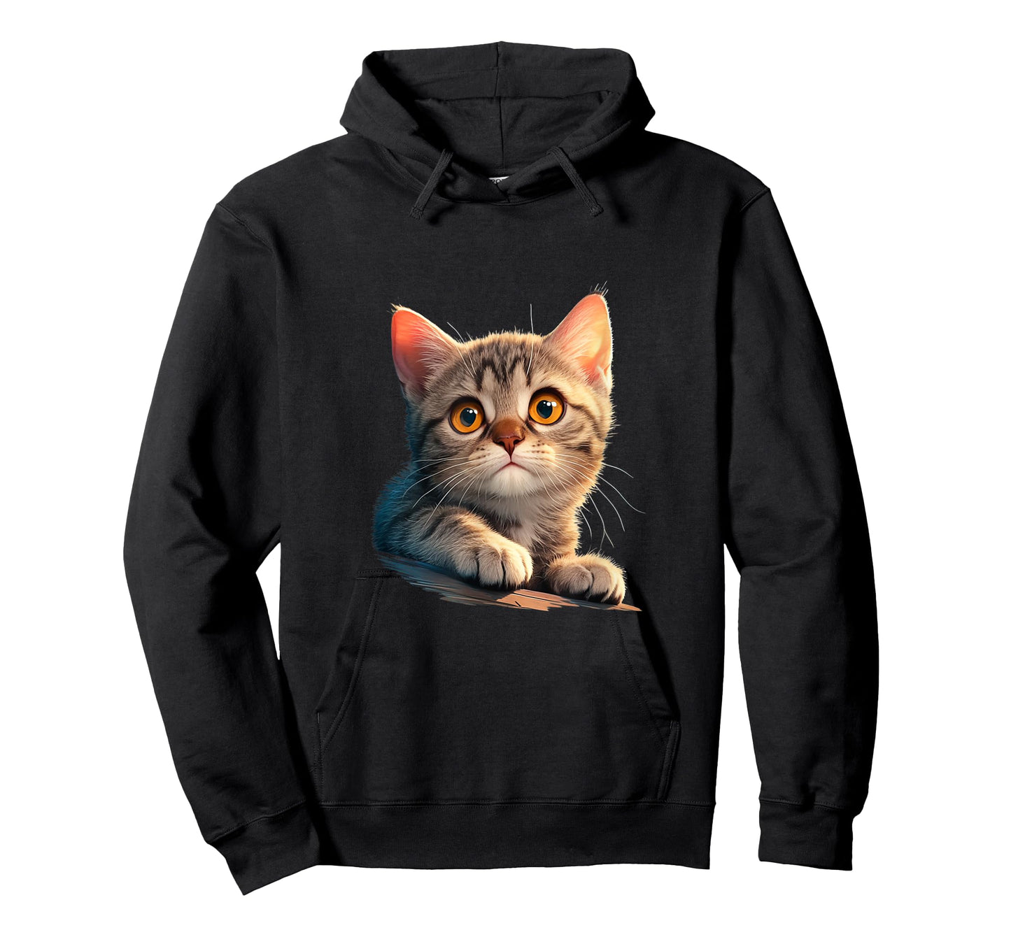 Adorable Realistic Kitten Cat Lovers Design T-Shirt for Men Women Kids