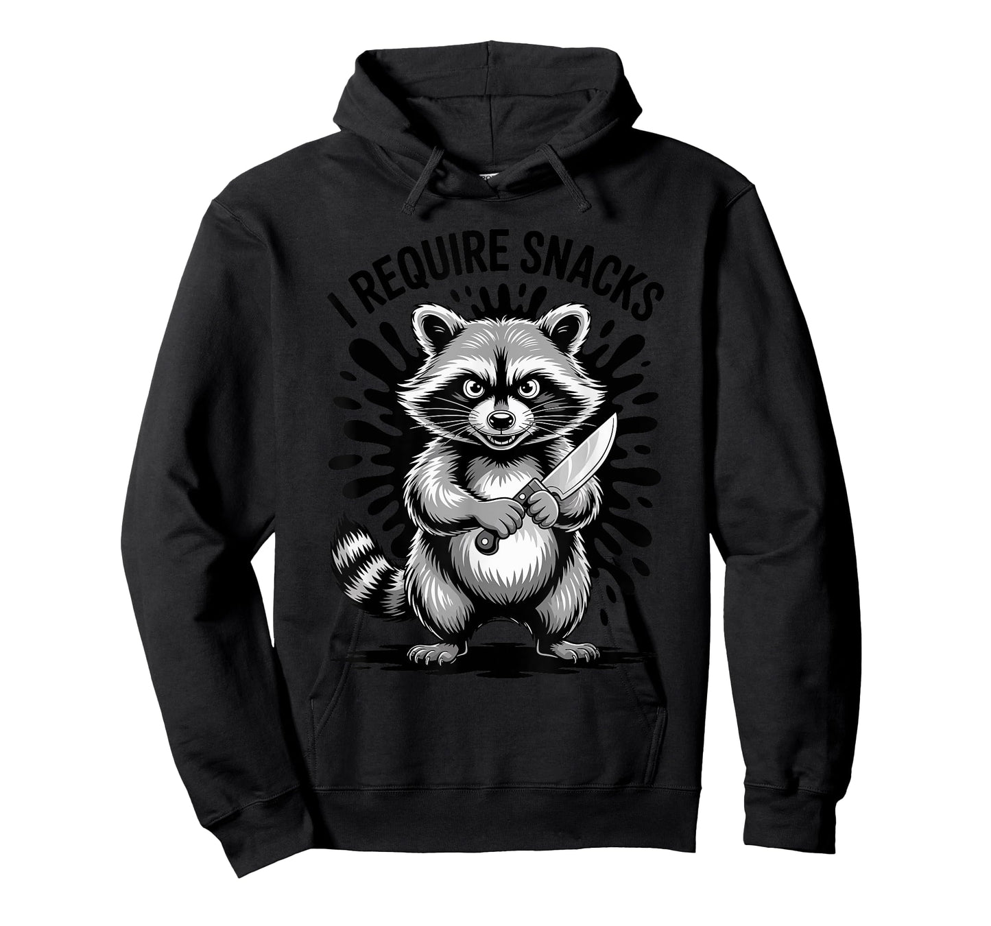 I Require Snacks Raccoon Shirt Funny Christmas Men Women T-Shirt
