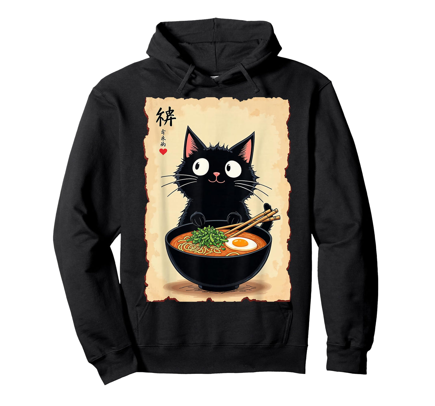 Kawaii Ramen Cat Cute Japanese Food for Anime, Noodle Lovers T-Shirt