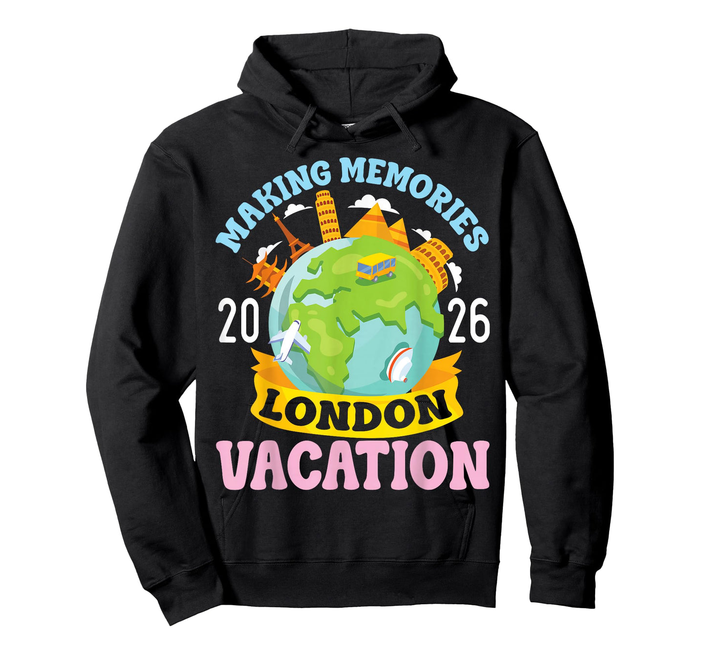 London Vacation 2026 Travel Making Memories Family Trip T-Shirt