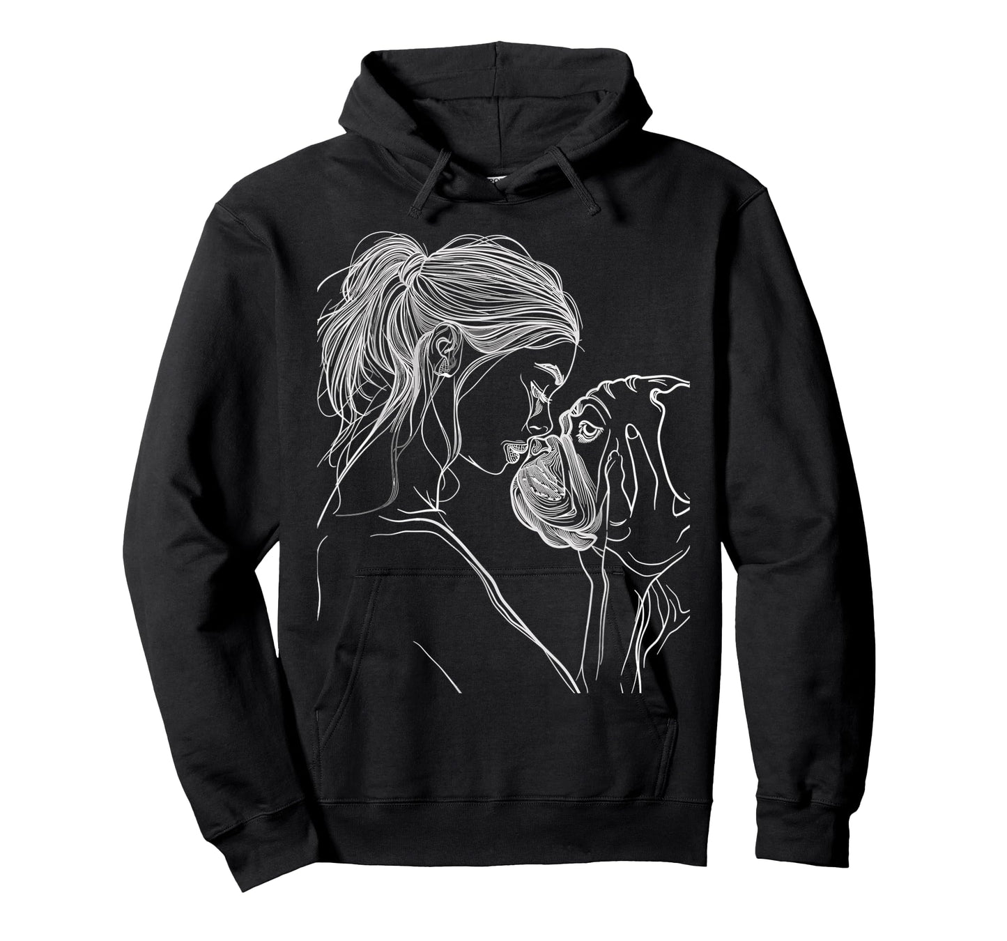 English Bulldog Mom Dog Art Mother's Day T-Shirt