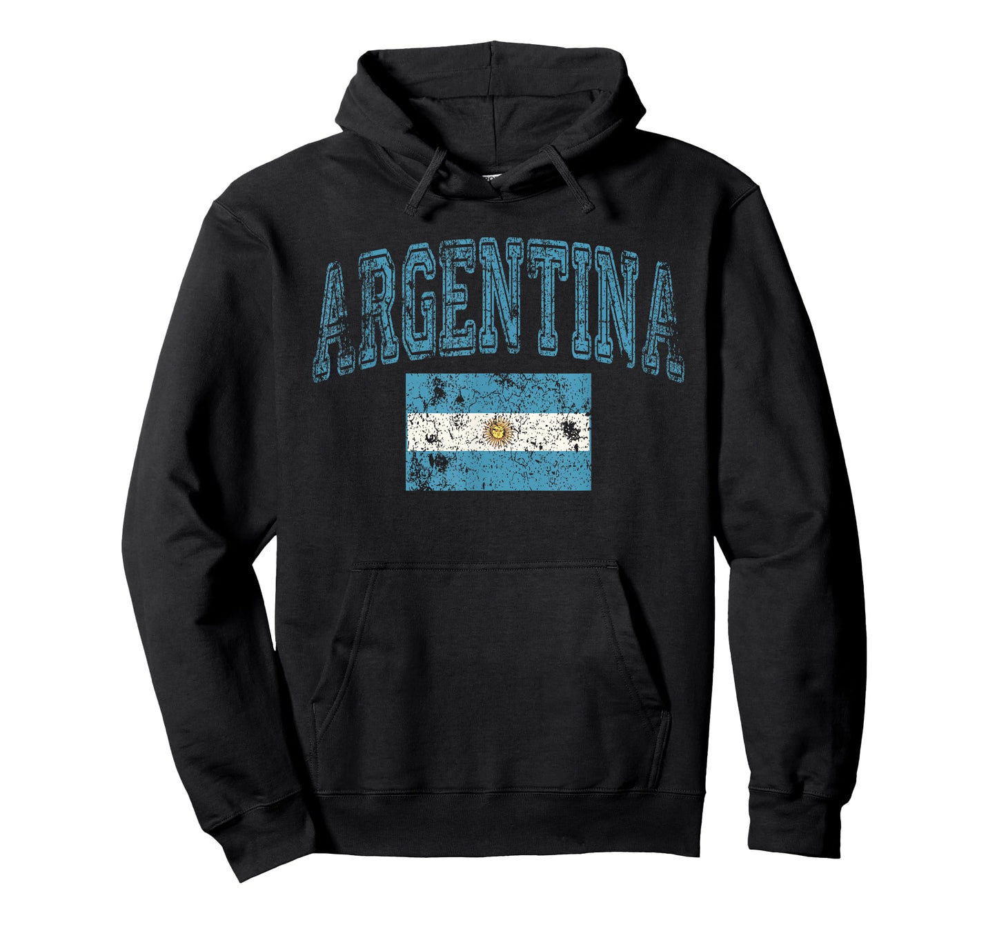 Vintage Retro Faded Argentina Flag Argentinian Pride T-Shirt