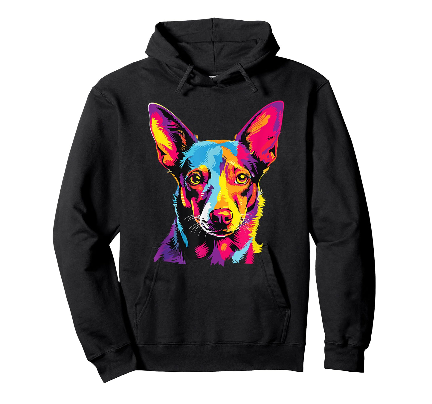 Watercolor Colorful Portuguese Podengo Pequeno Dog T-Shirt