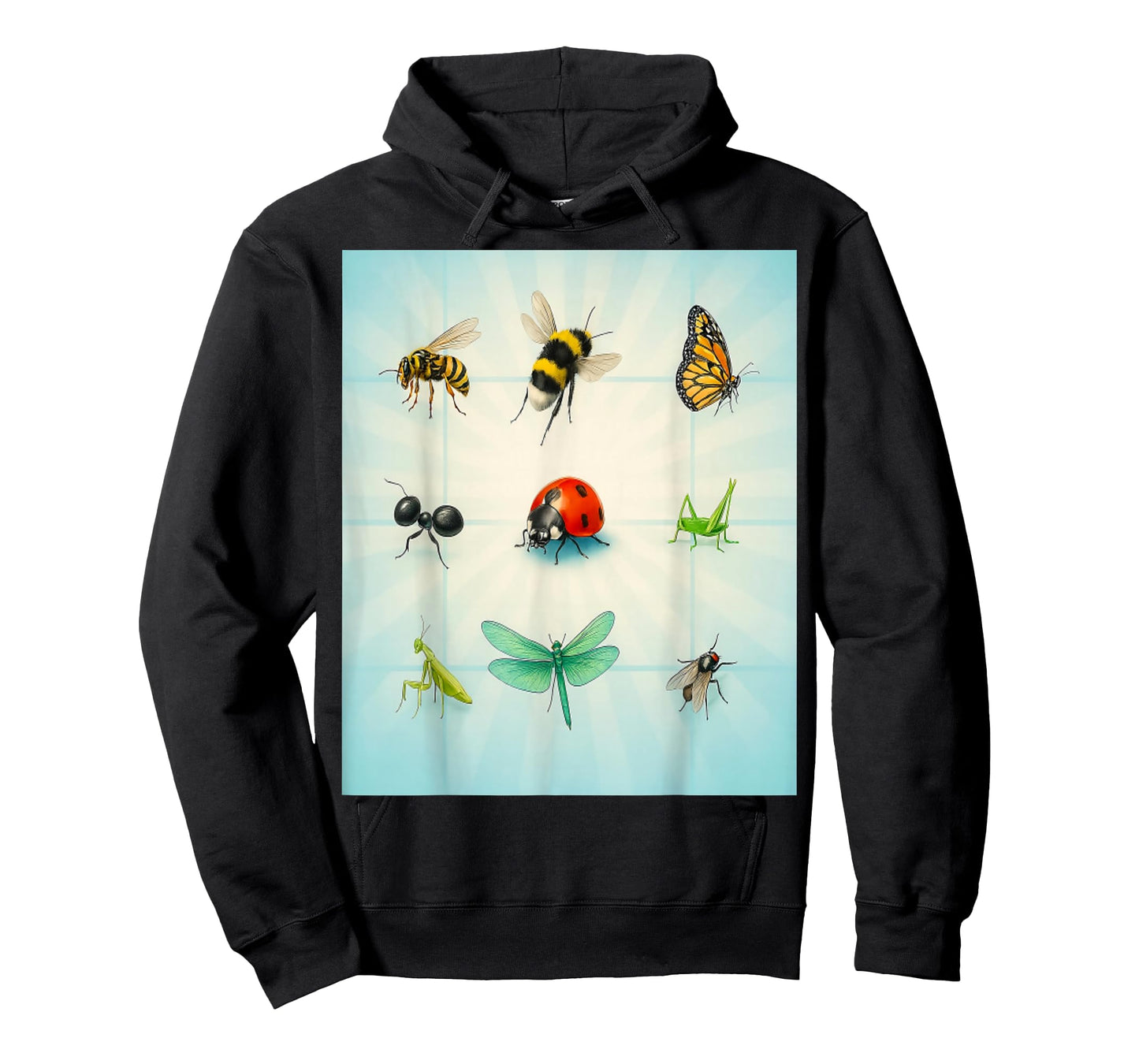The Bug Club, a Vibrant Insect Design for Nature Lovers T-Shirt