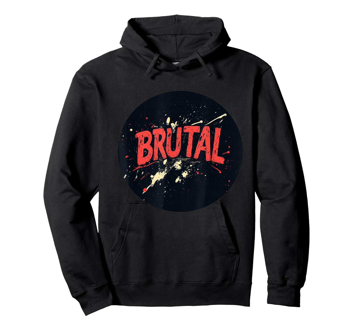 Funny Brutal Stamp Logo T-Shirt