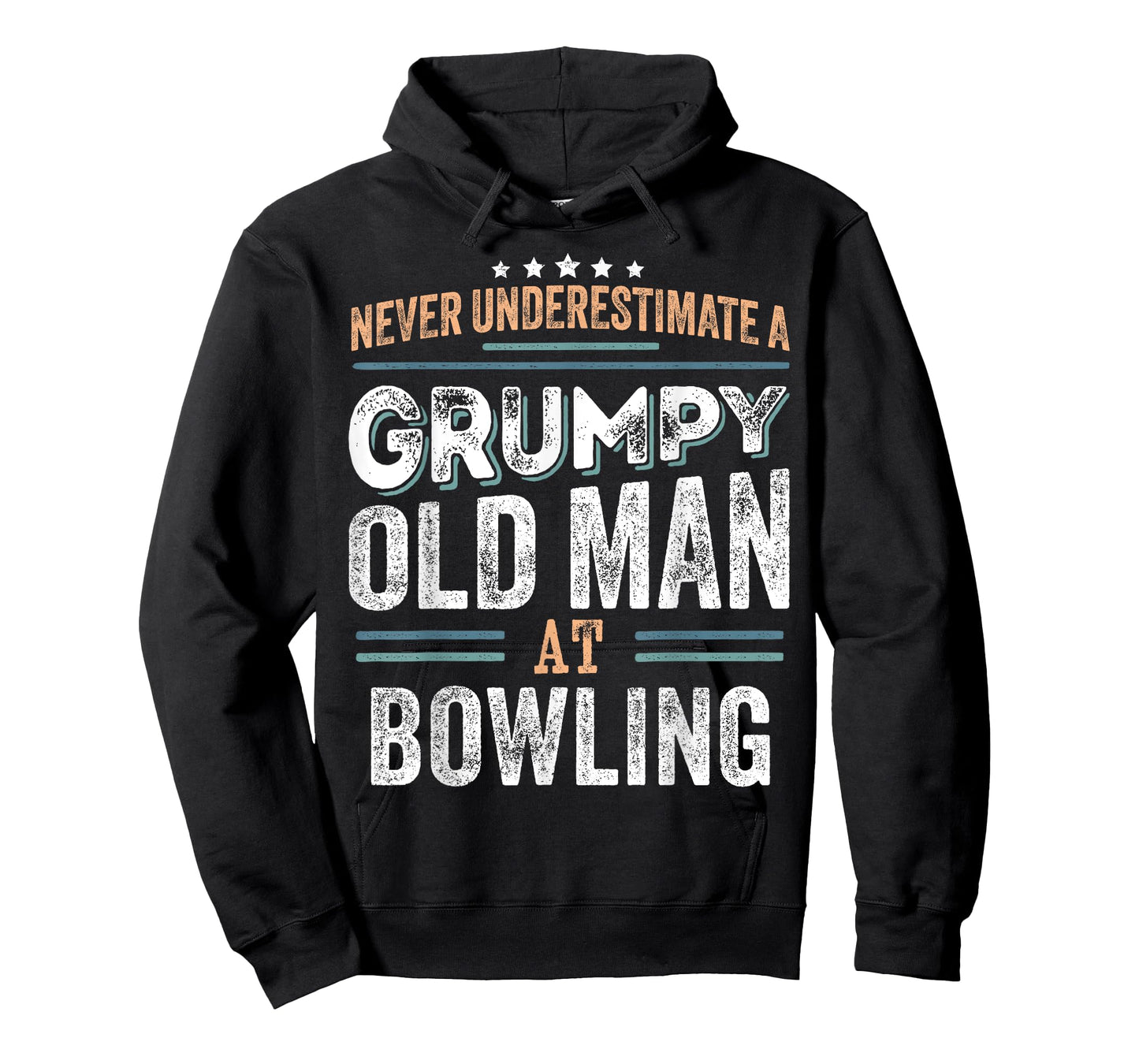 Grumpy Old Man at Bowling Funny Dad Gifts T-Shirt