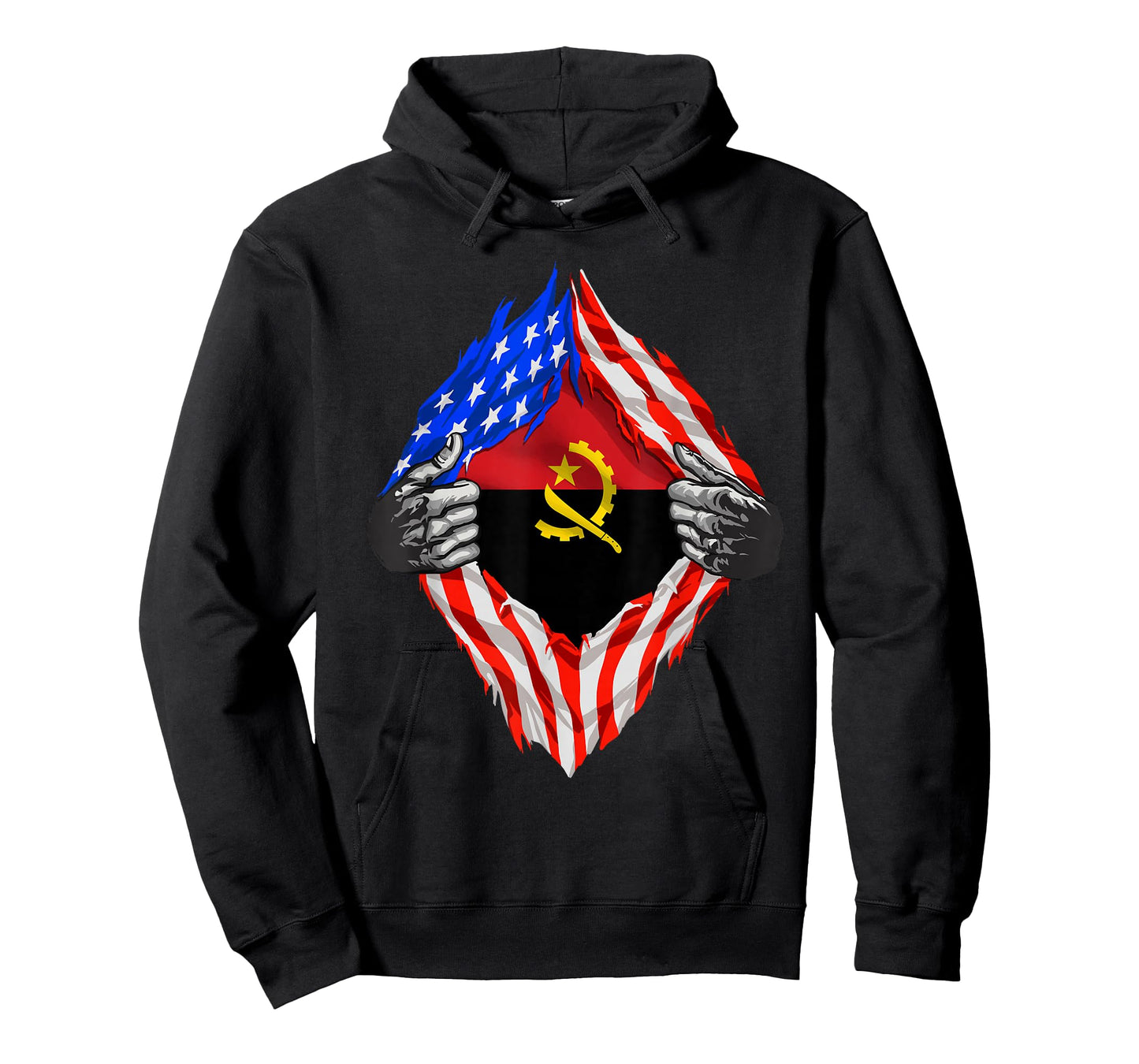 Angola Shirt Super Angola Flag Central Africa Angolan Roots T-Shirt