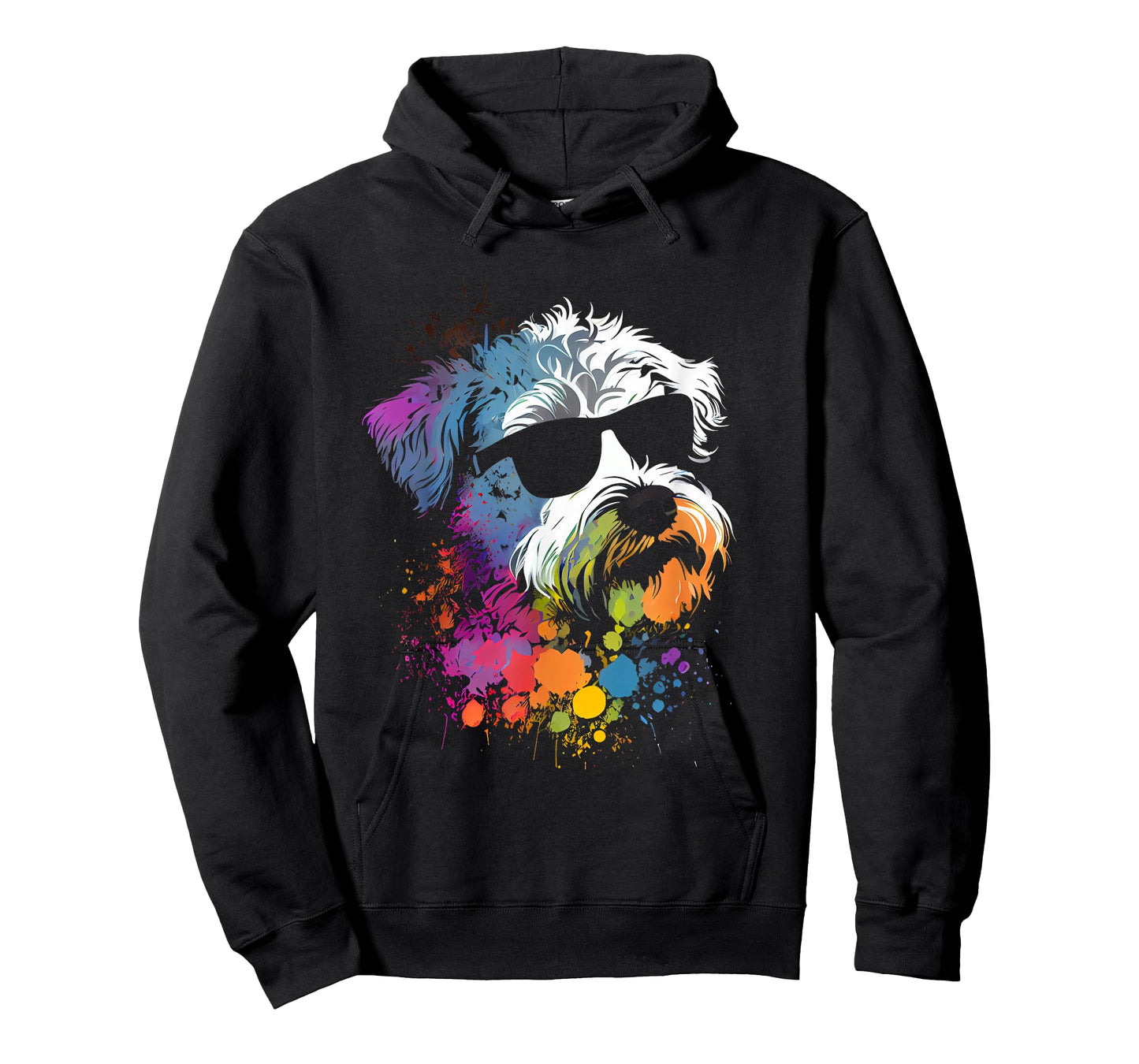 Schnoodle walking dog fans schnauzer dog T-Shirt