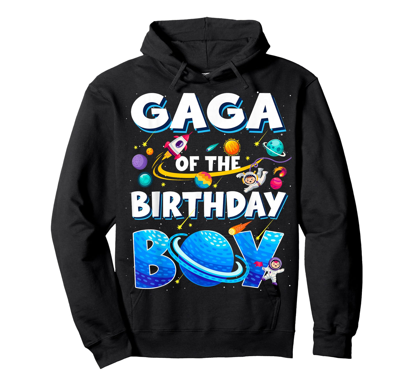 Gaga of The Birthday Boy Space Adventure Family Love T-Shirt