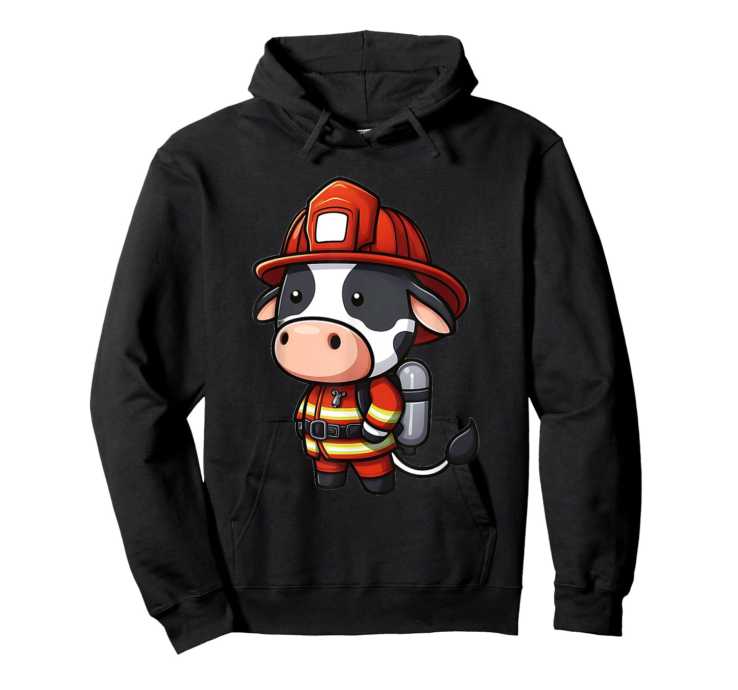 Cow Firefighter - Fireman Cow T-Shirt