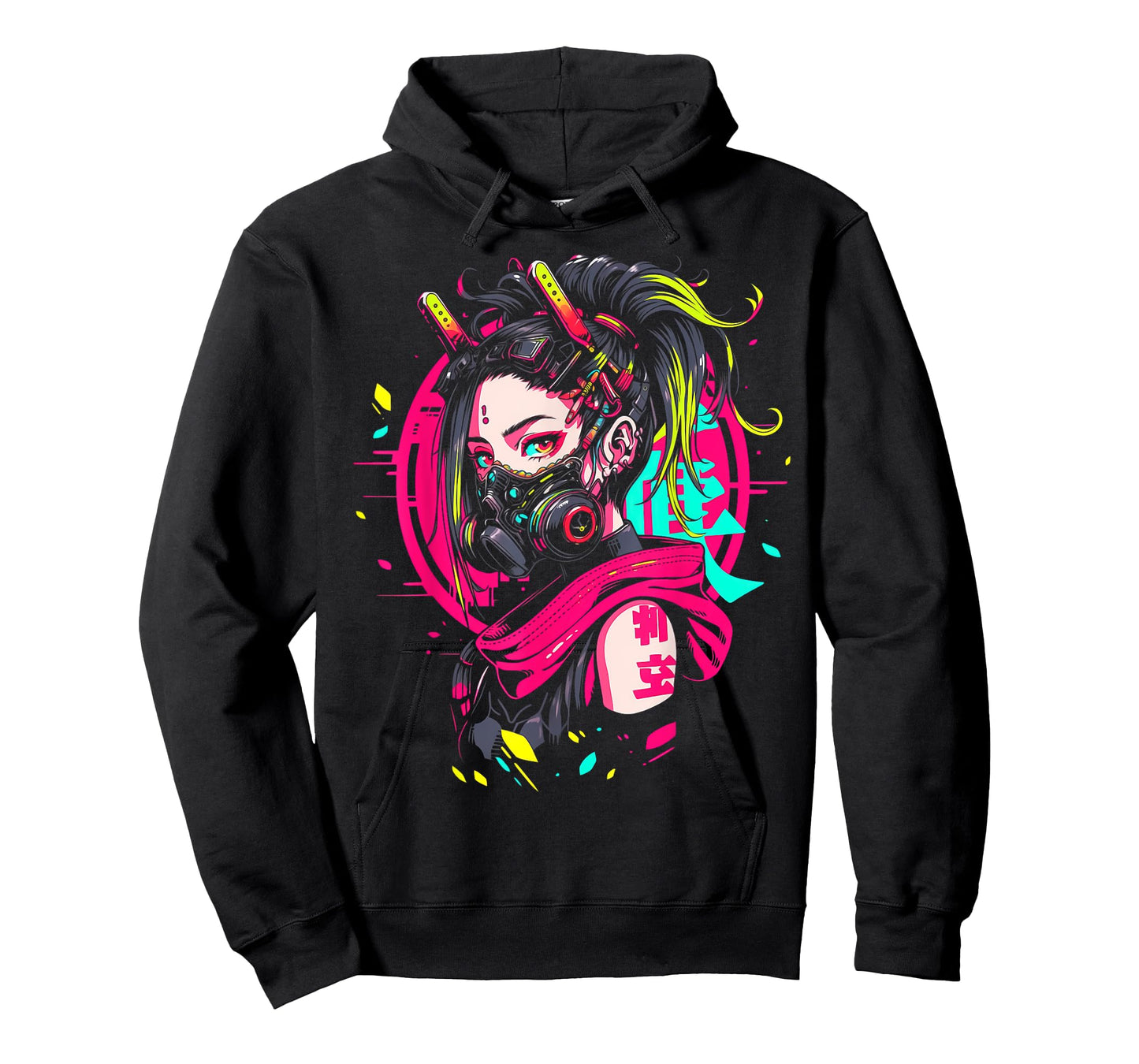 Anime Manga Cyberpunk Aesthetic Techwear Harajuku Punk T-Shirt