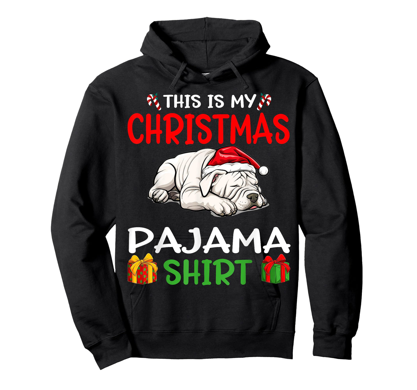 Cute Dogo Argentino Dog This is my Christmas Pajama T-Shirt for Men Women Kids