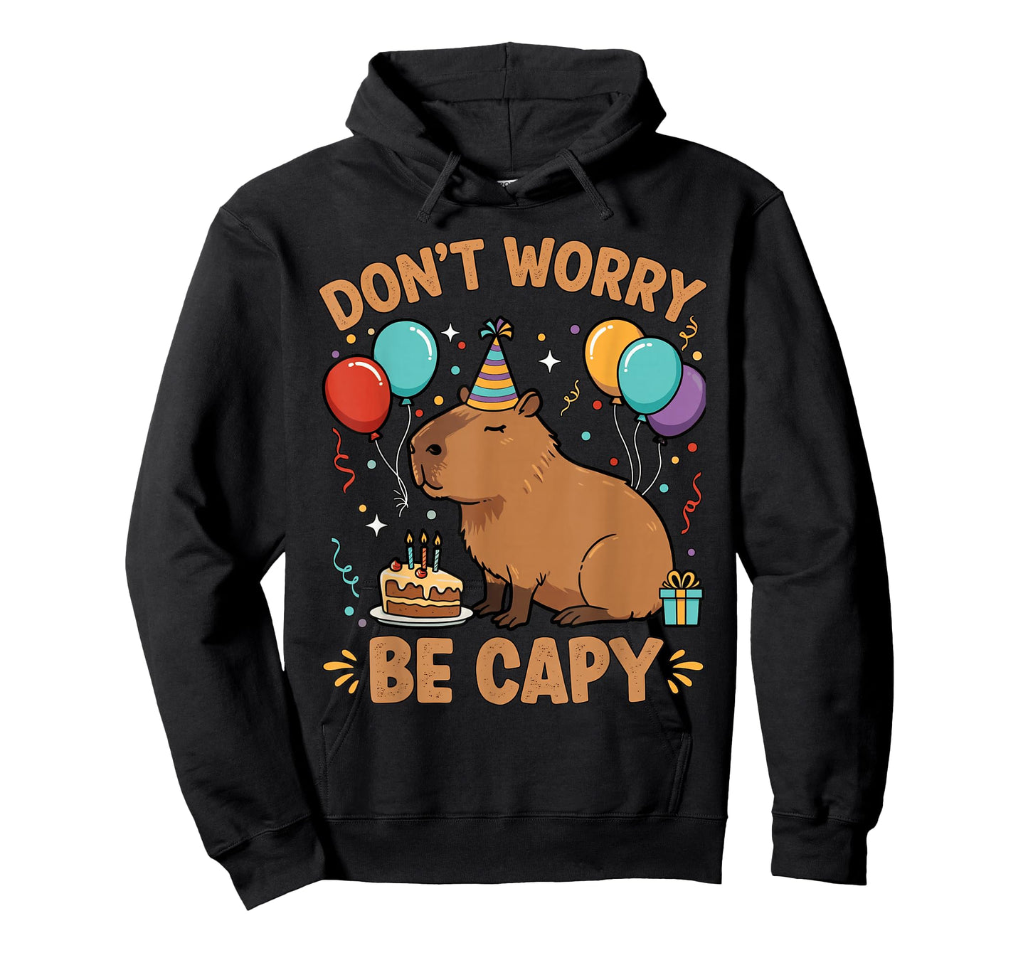 Don't Worry Be Capy Capybara Lover Youth Women Boys Kids T-Shirt