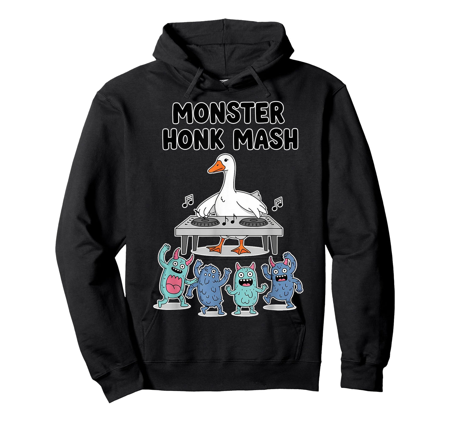Monster Honk Mash Halloween Party Silly Goose Character T-Shirt
