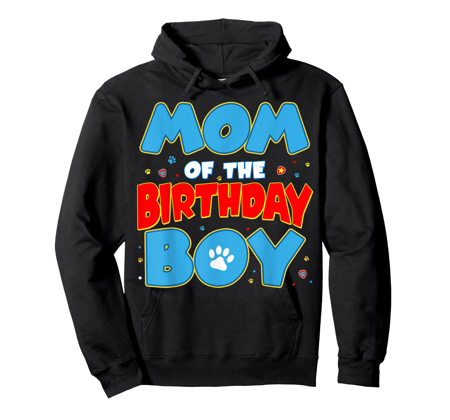 Mom of The Birthday Boy Funny Dog Lover Birthday Family T-Shirt