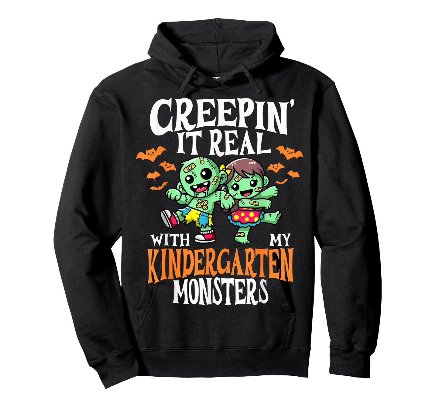 Creepin It Real Monster PreK Kindergarten Teacher Halloween T-Shirt