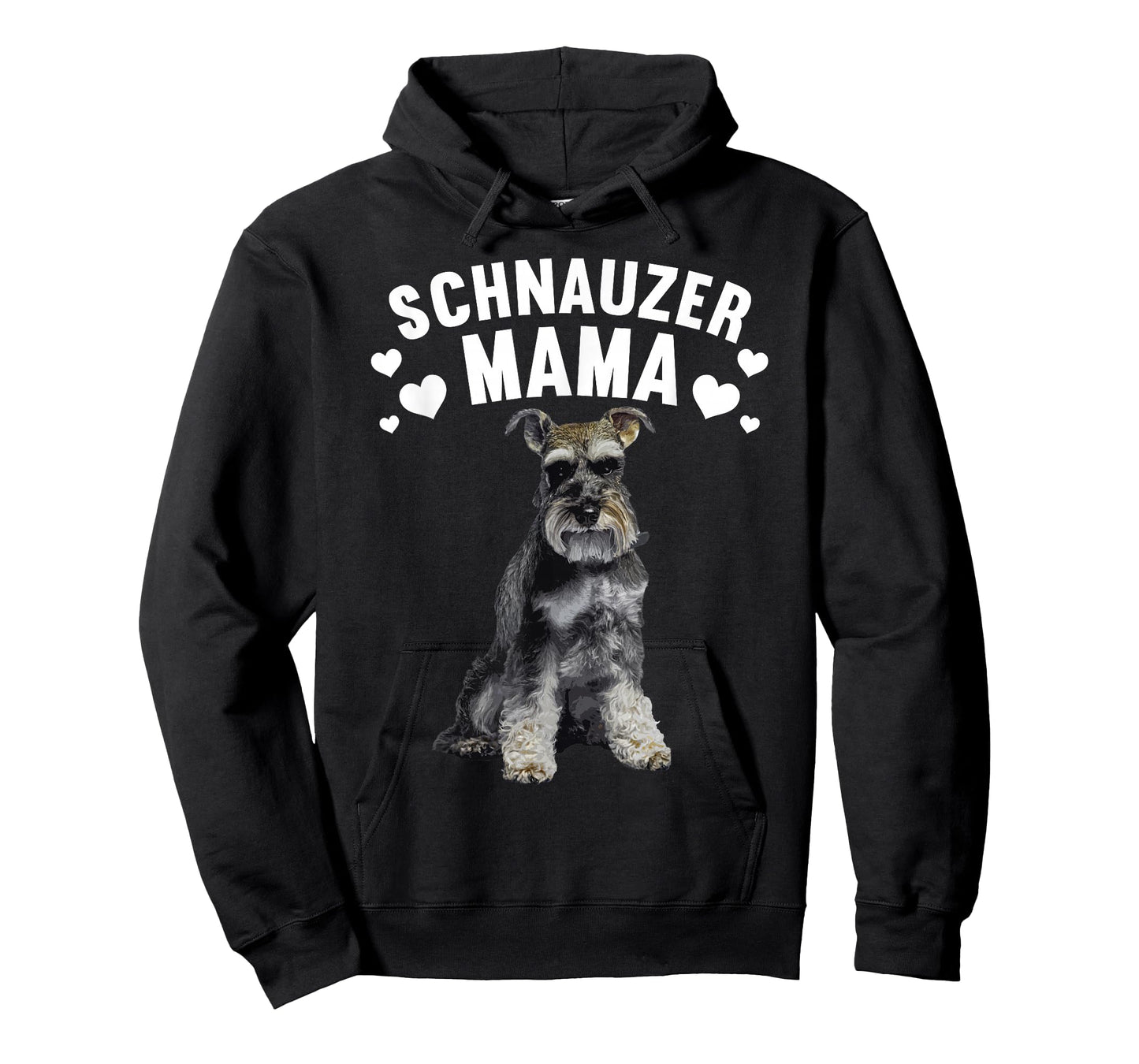 Funny Schnauzer Art for Women Girl Mom Schnauzer Dog Lover T-Shirt