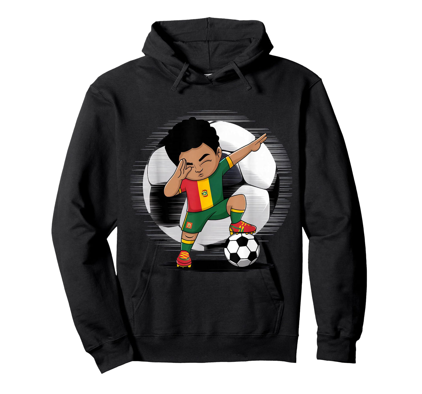 Dabbing Kid Soccer Bolivian Flag Bolivia Roots Bolivia T-Shirt